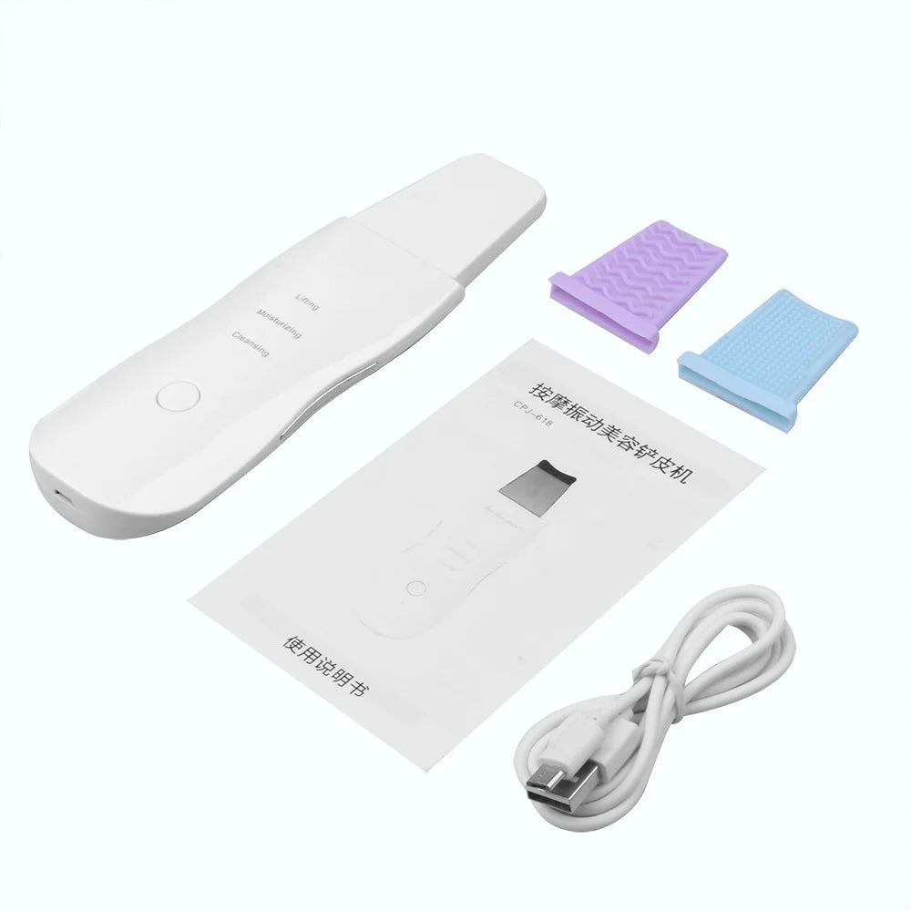Ultrasonic Face Skin Scrubber