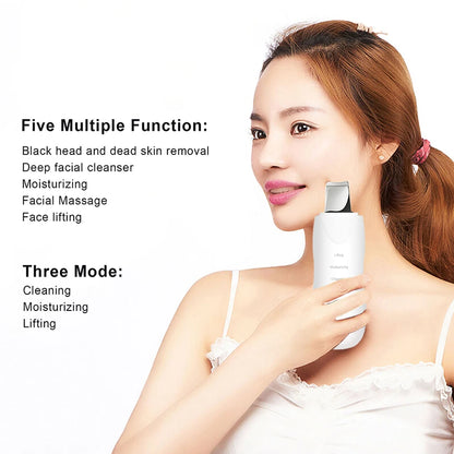 Ultrasonic Face Skin Scrubber