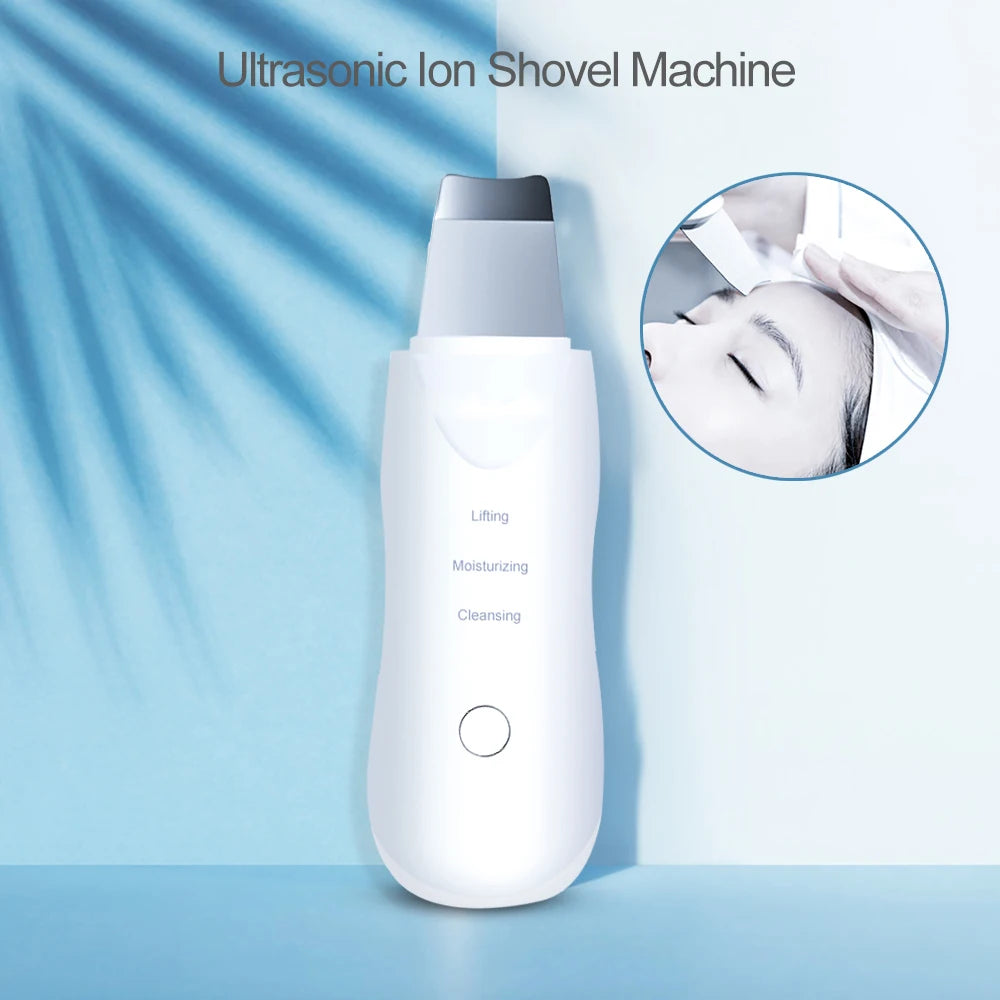 Ultrasonic Face Skin Scrubber
