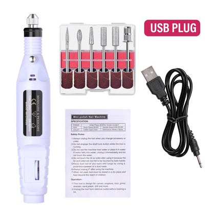 Electric Nail Drill Machine