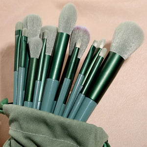 13-Piece Professional Makeup Brush Set | Complete Cosmetic Brush Kit | Makeup Application Tools